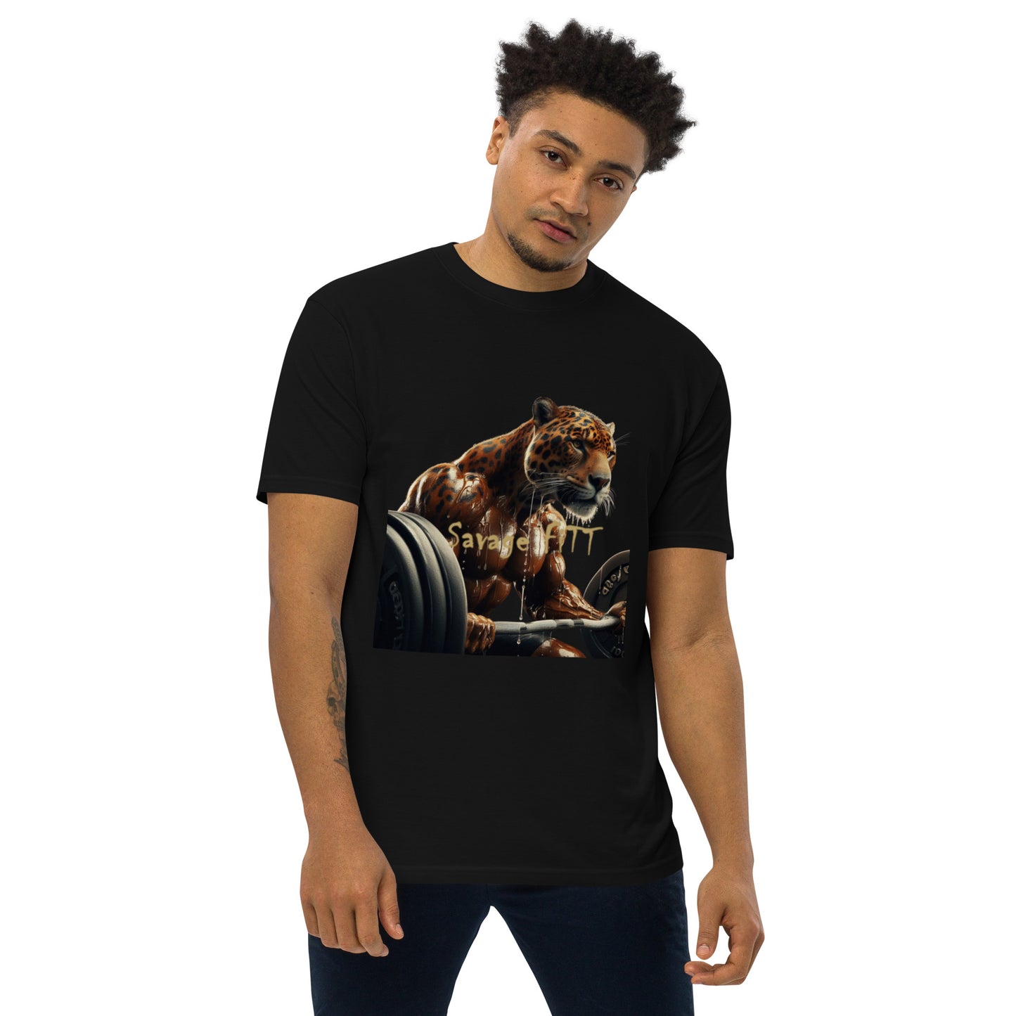 Jaguar Savage FiTT premium heavyweight tee