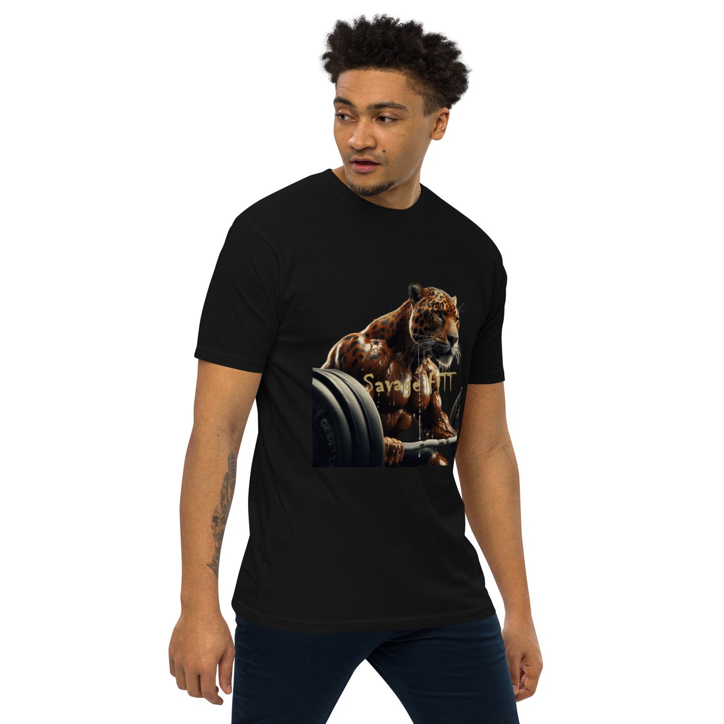 Jaguar Savage FiTT premium heavyweight tee