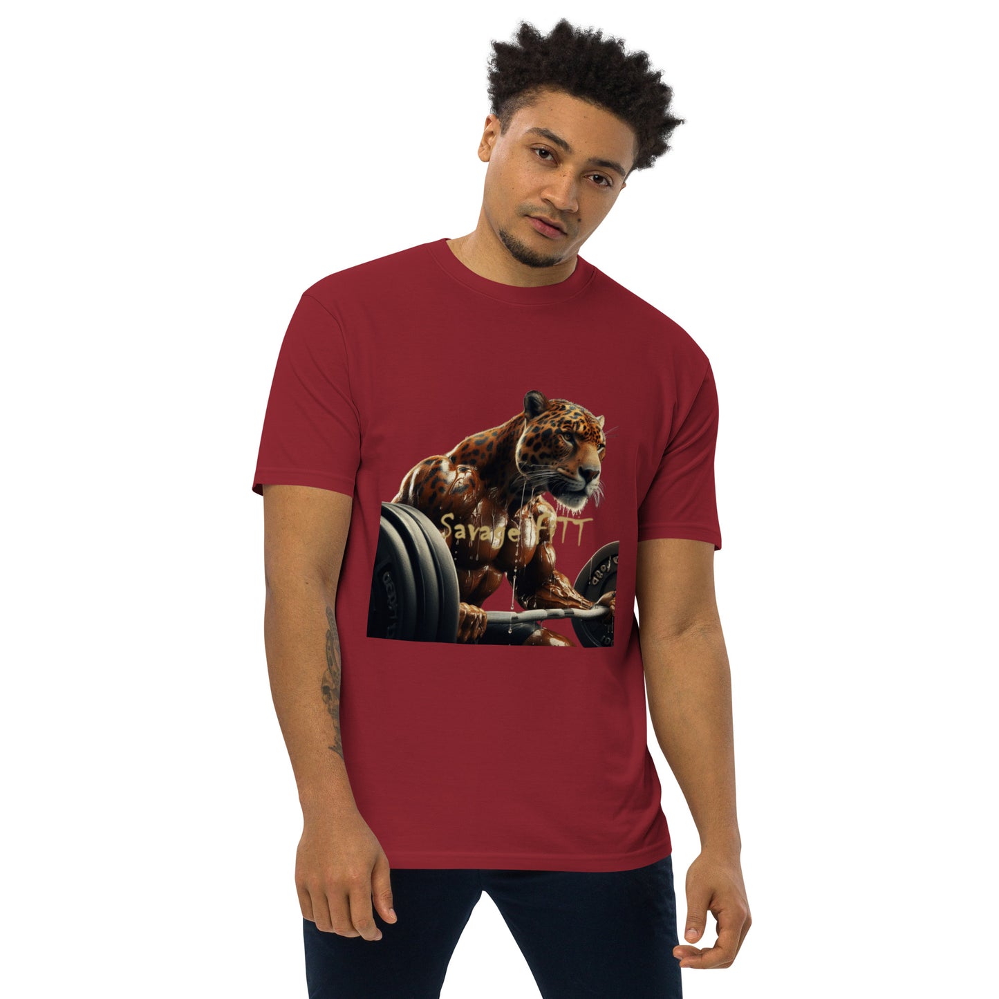 Jaguar Savage FiTT premium heavyweight tee