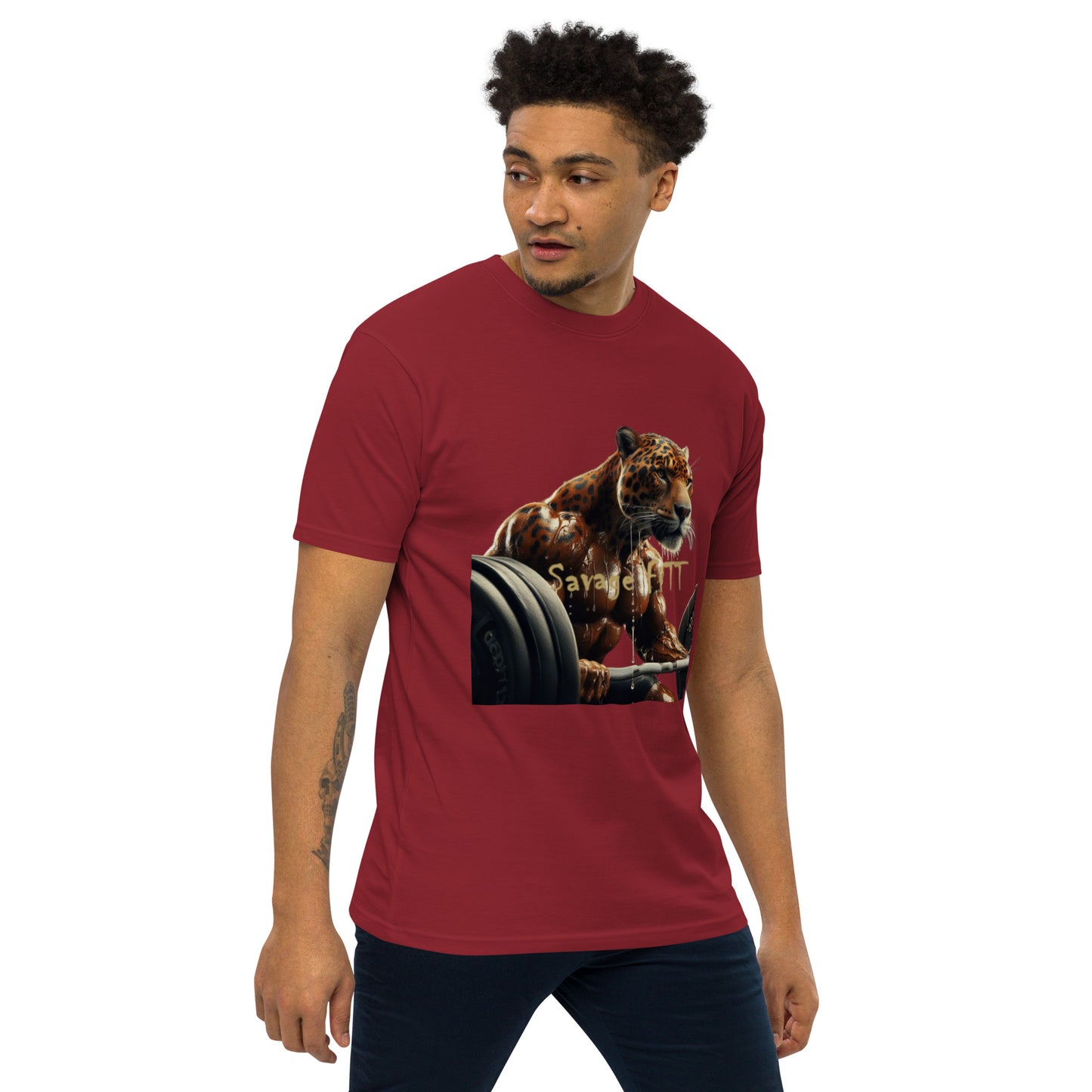 Jaguar Savage FiTT premium heavyweight tee