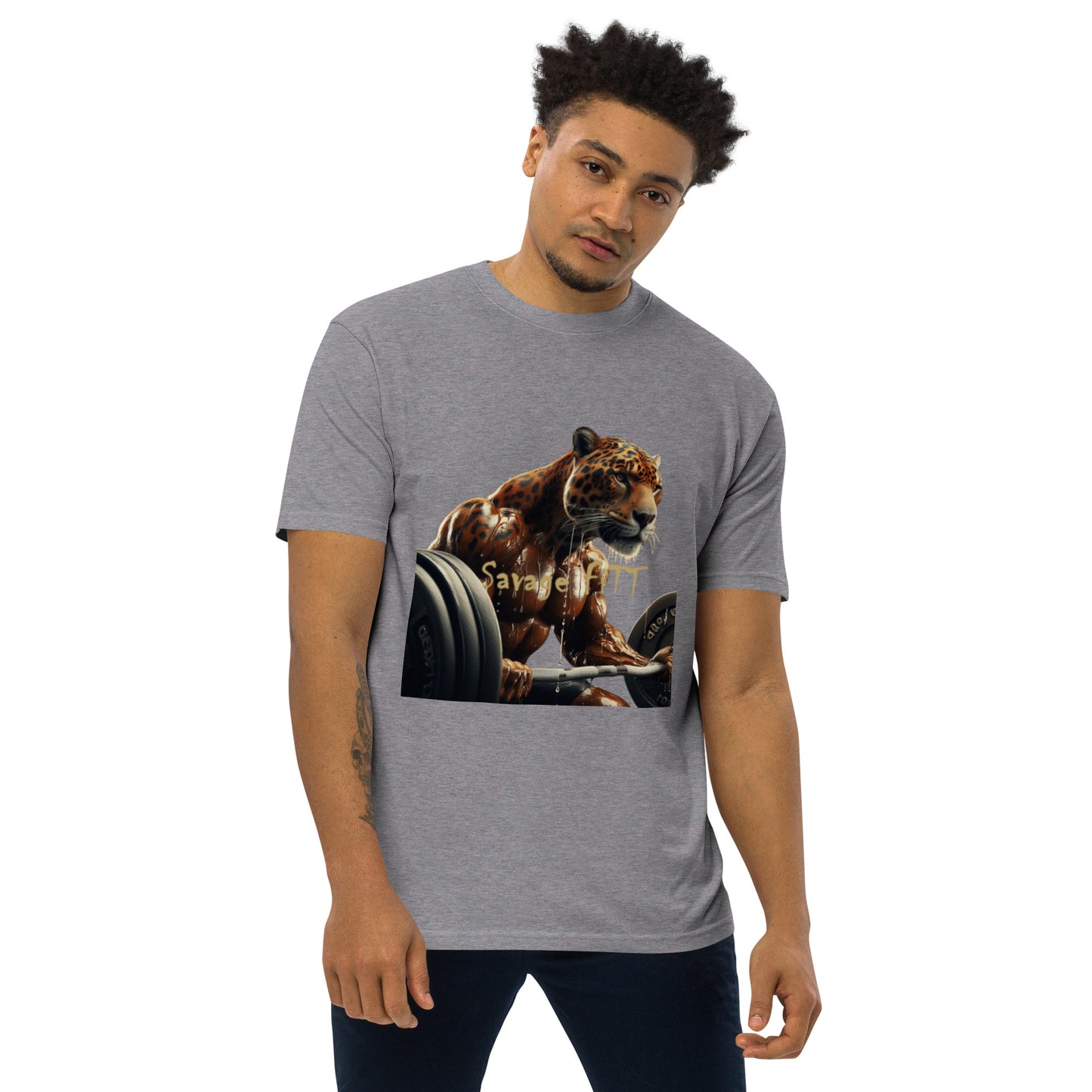 Jaguar Savage FiTT premium heavyweight tee