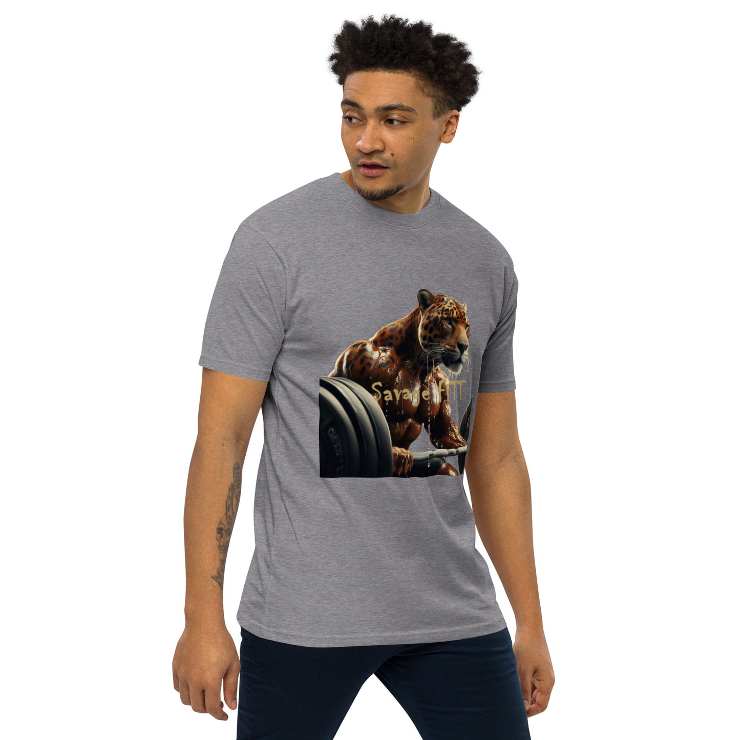 Jaguar Savage FiTT premium heavyweight tee