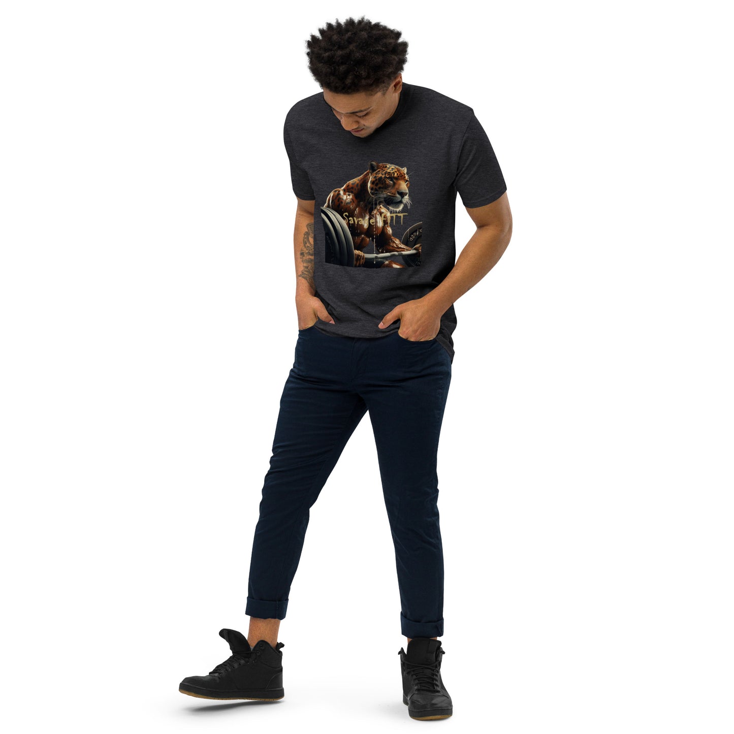 Jaguar Savage FiTT premium heavyweight tee