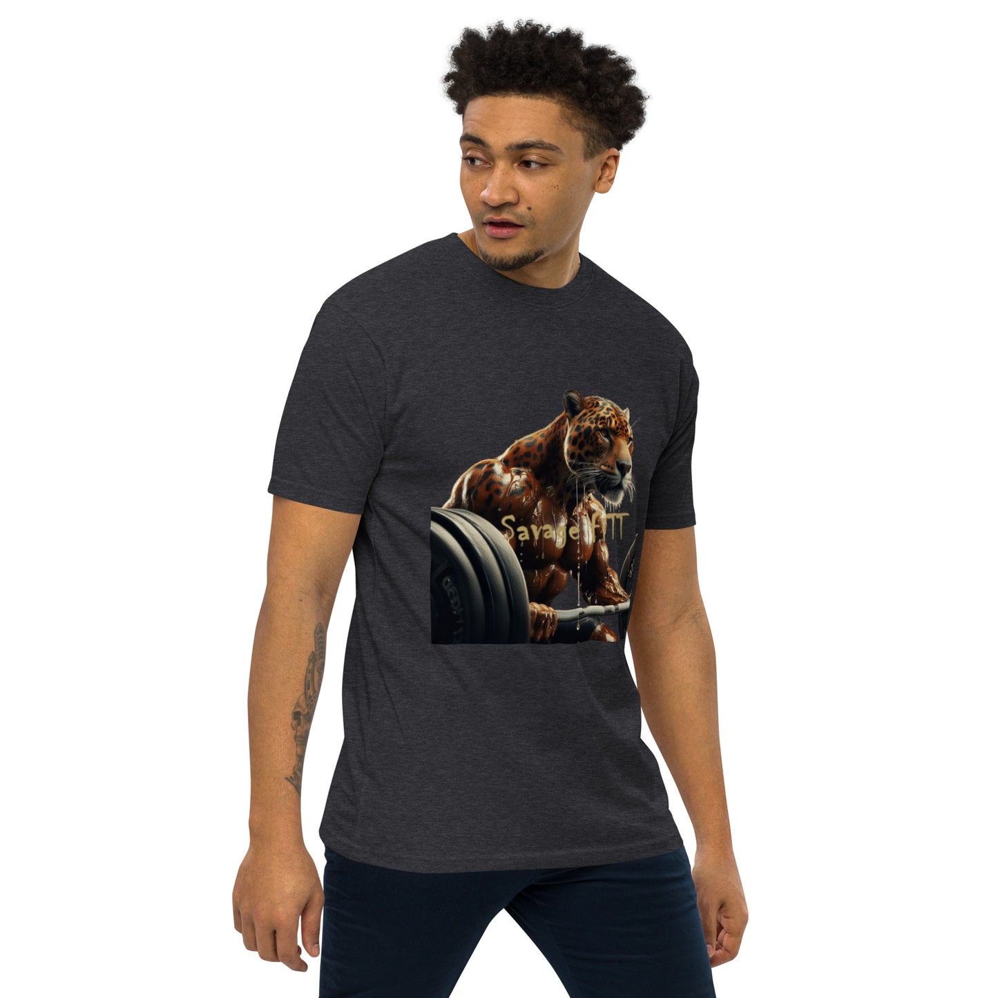 Jaguar Savage FiTT premium heavyweight tee