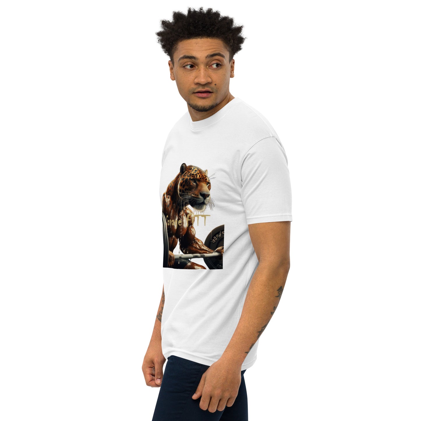 Jaguar Savage FiTT premium heavyweight tee