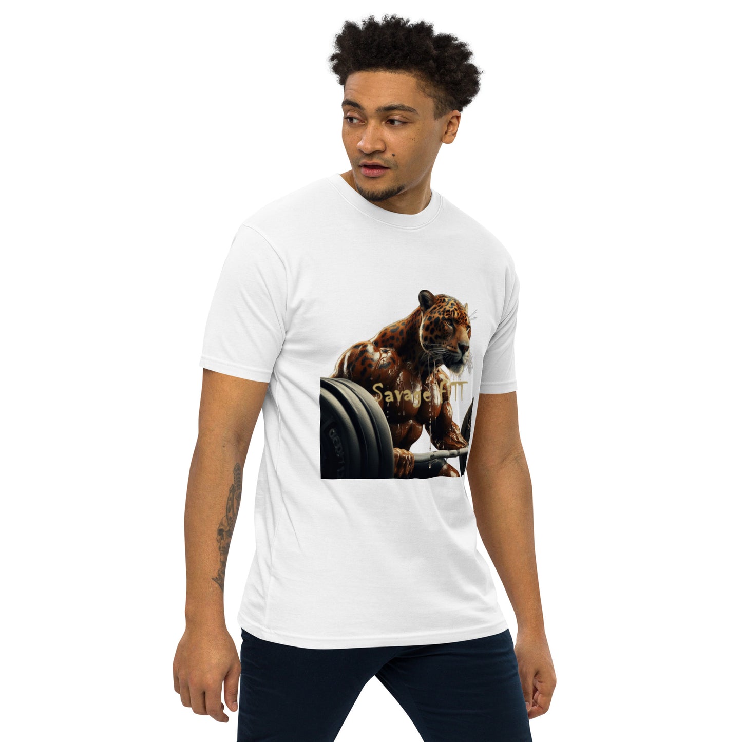 Jaguar Savage FiTT premium heavyweight tee