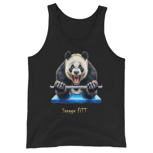 Panda 3 Savage FiTT Men's Tank Top