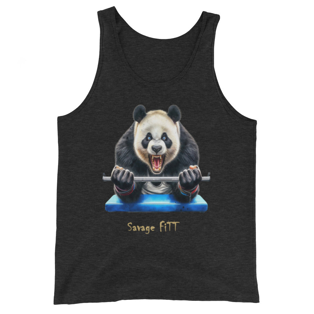 Panda 3 Savage FiTT Men's Tank Top